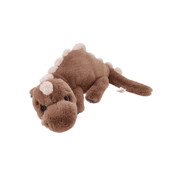 Dino World Knuffel Dino Liggend Bruin 50cm