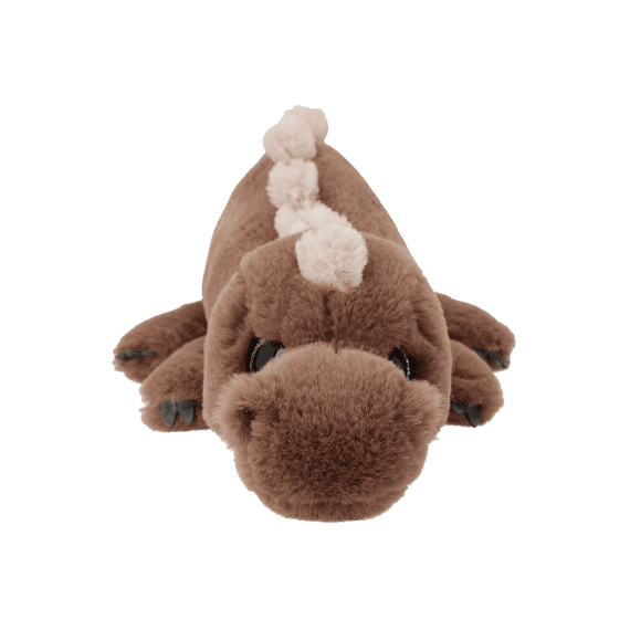 Dino World Knuffel Dino Liggend Bruin 50cm