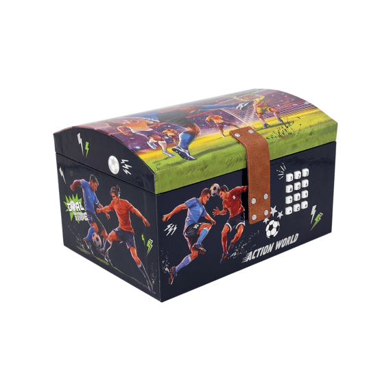 Action & Fun Schatkist Met Code En Geluid Voetbal