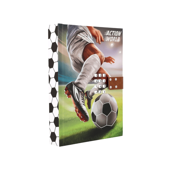 Action World Dagboek Met Code En Geluid Voetbal