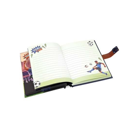 Action World Dagboek Met Code En Geluid Voetbal
