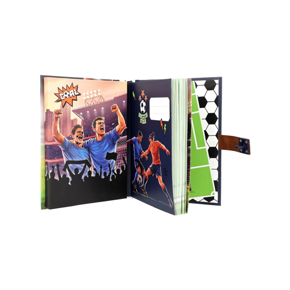 Action World Dagboek Met Code En Geluid Voetbal
