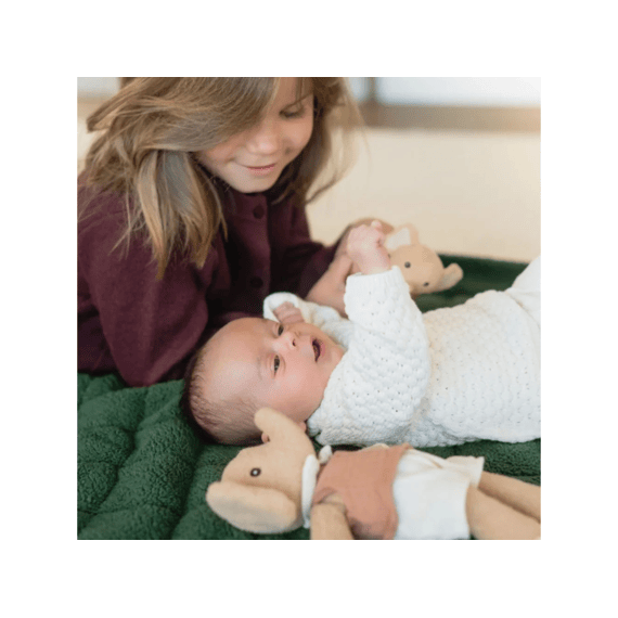 Play&Go Noomad Soft Speelmat en Opbergtas Evergreen Teddy 120 cm