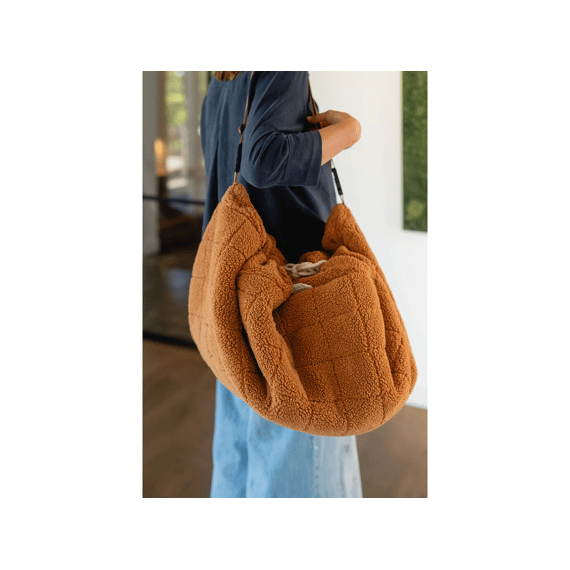 Play&Go Noomad Soft Speelmat en Opbergtas Brown Teddy 120 cm
