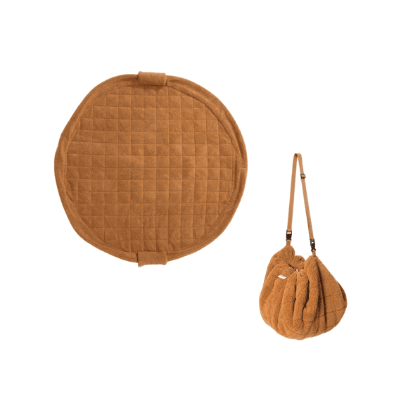 Play&Go Noomad Soft Speelmat en Opbergtas Brown Teddy 120 cm