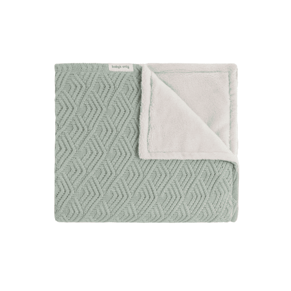 Baby's Only Deken Wieg 70x95 Teddy Sierra Laurel Green