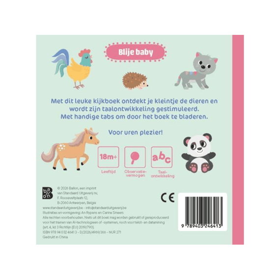 Blije baby: Dieren