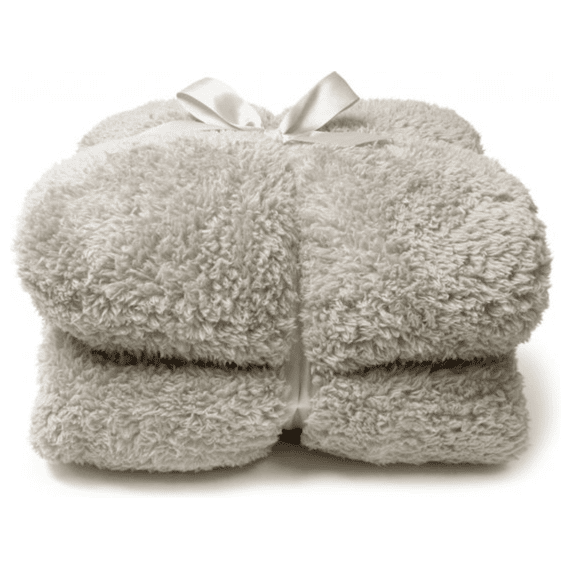 Unique Living Teddy Plaid Chateau Grey 150x200 cm