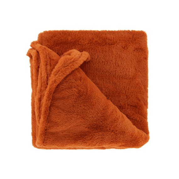 Unique Living  Plaid Jip 150x200cm Orange Flame