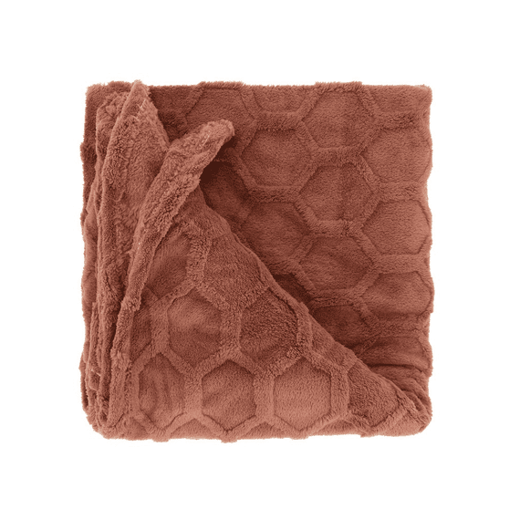 Unique Living Plaid Thor 150x200cm Marsala