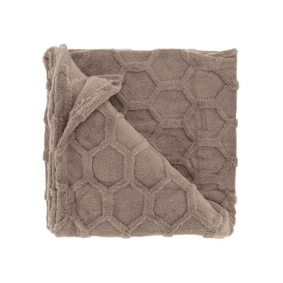 Unique Living  Plaid Thor 150x200cm Taupe