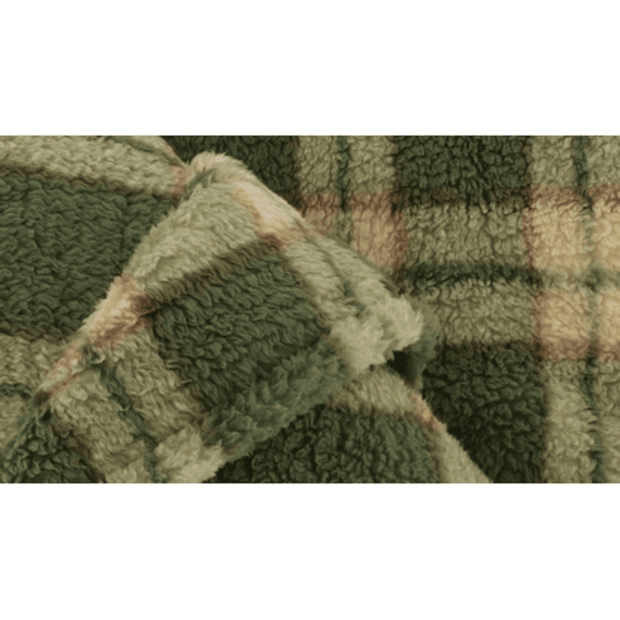 Unique Living Plaid Alix Green/Beige 150x200 cm (Dessin 1)