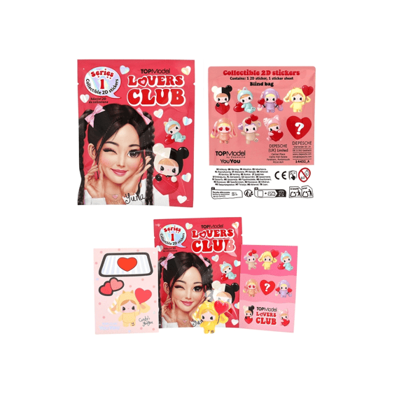 Topmodel 2d Spaarstickers Assortiment
