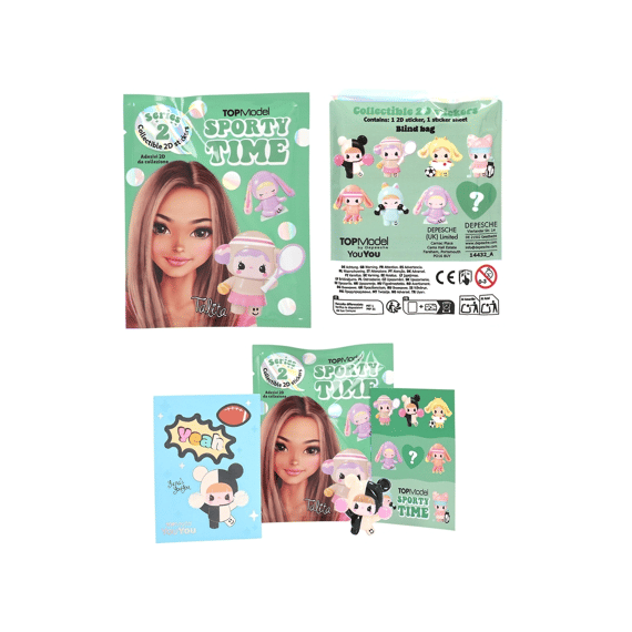 Topmodel 2d Spaarstickers Assortiment