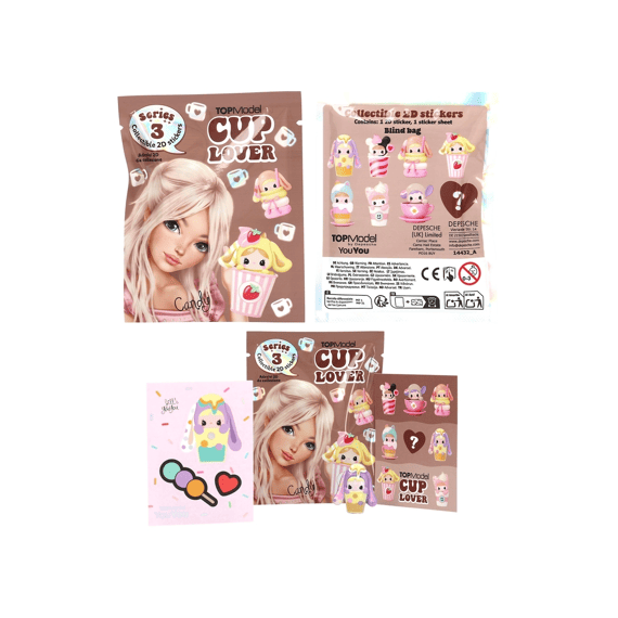 Topmodel 2d Spaarstickers Assortiment