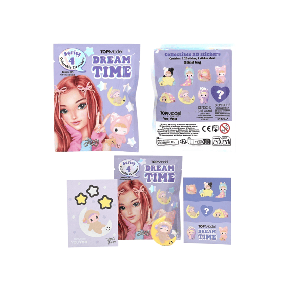 Topmodel 2d Spaarstickers Assortiment