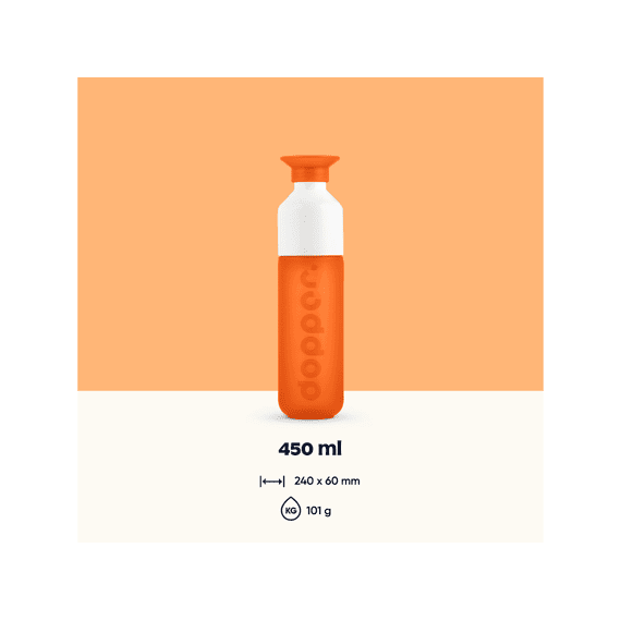 Dopper Original Drinkfles 450ml Outright Orange