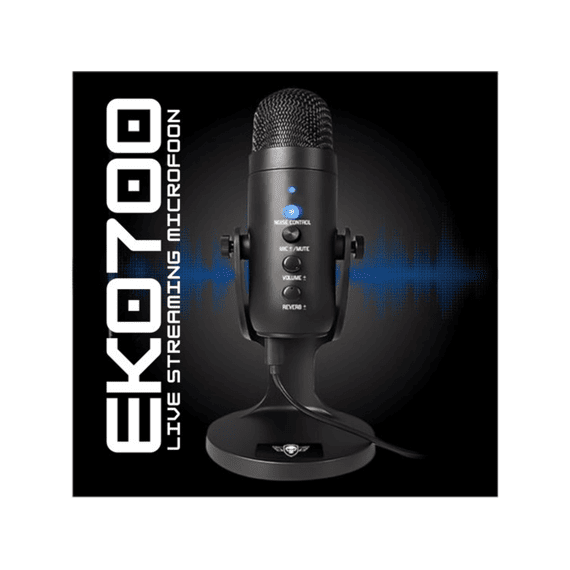 Spirit Of Gamer Gaming Microfoon Eko700 Zwart