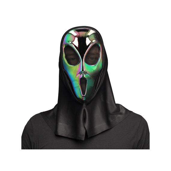 Halloween Masker Cosmic Alien Met Kap