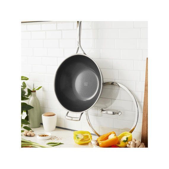 Zwilling Peak Wok Anti-kleef 30cm Met Tegengreep En Glasdeksel