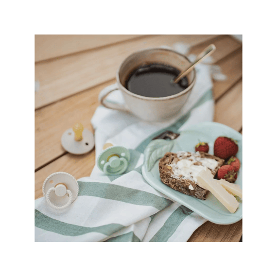 Frigg Fopspeen Maat 2 Latex Mini Mocha 2-pack Cappuccino/Matcha Latte
