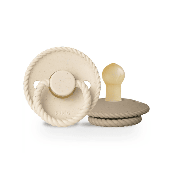 Frigg Fopspeen Maat 1 Latex Mini Mocha 2-pack Vanilla Cream/Cappuccino