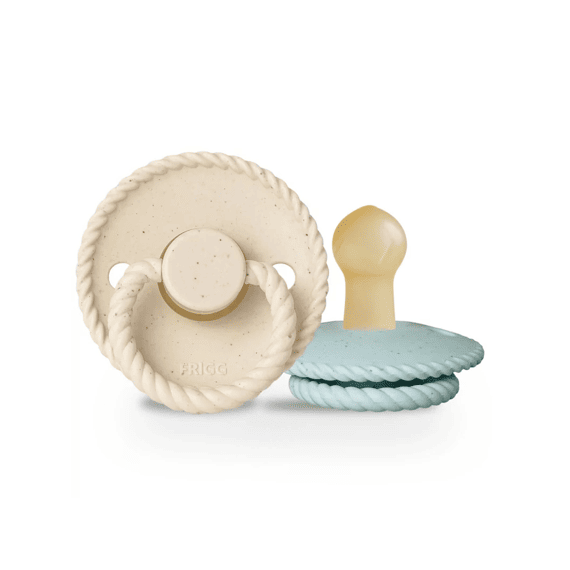 Frigg Fopspeen Maat 2 Latex Mini Mocha 2-pack Vanilla Cream/Iced Mocha