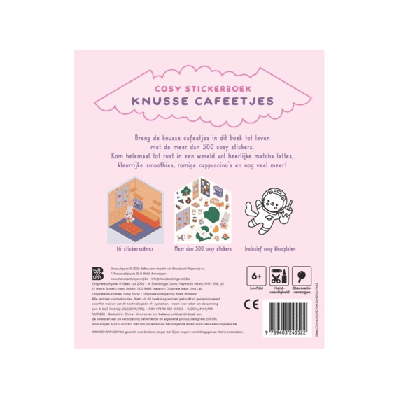 Cosy stickerboek: Knusse cafeetjes