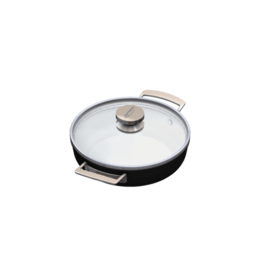 Demeyere Alu Plus 3 Ceraforce Hapjespan 24cm Met Glasdeksel