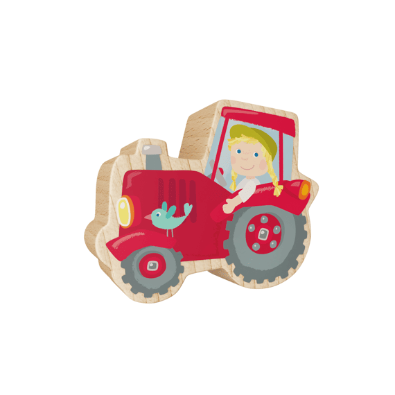 Haba My First Block World Tractor Thea