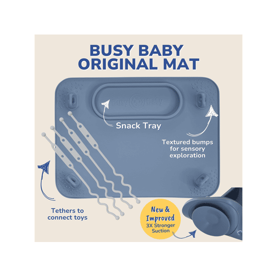 Busy Baby Original Placemat Siliconen Tan