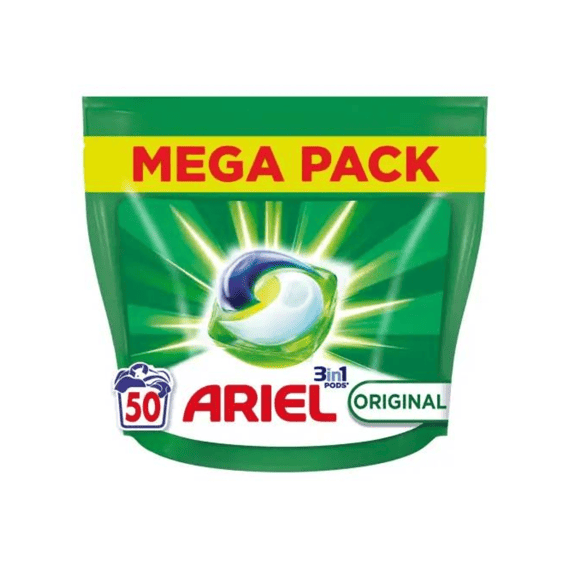 Ariel Wasmiddel Tabs 3in1 - 50sc/910gr - Original