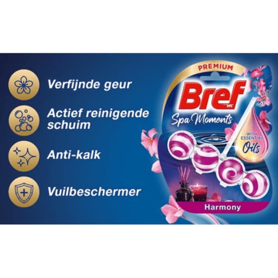 Bref Wc Blok - 2x50gr - Welness Geuren Harmony