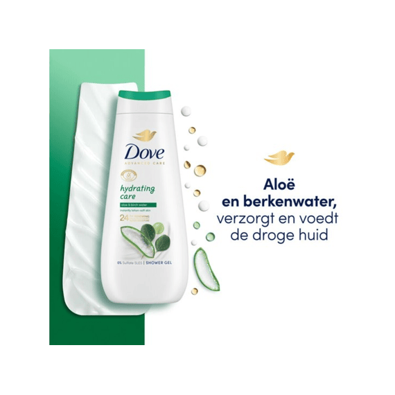 Dove Douchegel - 400ml - Hydrating Care - Aloe & Birch Water