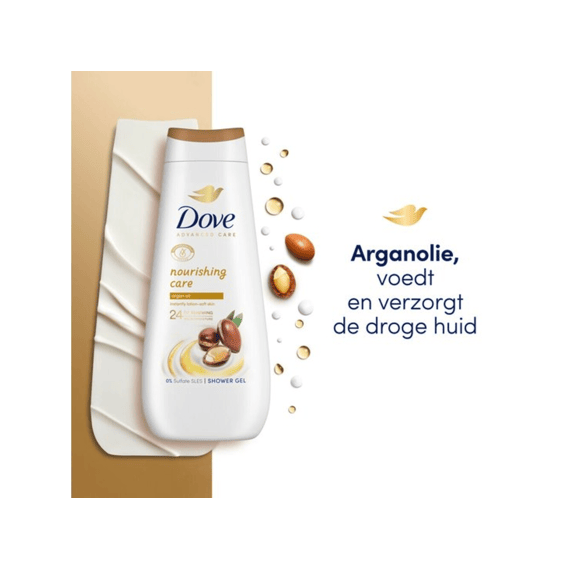 Dove Douchegel - 400ml - Nourishing Care - Argan Oil