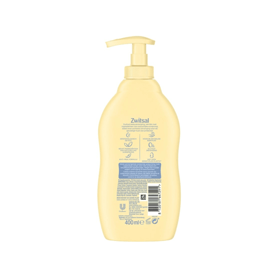 Zwitsal Wascrème - 400ml - Zeepvrij Met Calendula