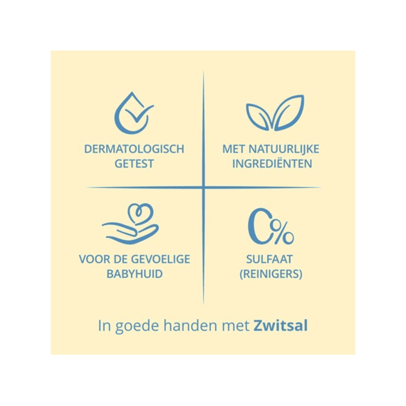 Zwitsal Wascrème - 400ml - Zeepvrij Met Calendula