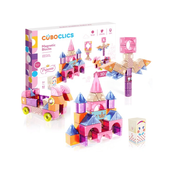 Cubo Clics Magnetische Bouwblokken Princess Set