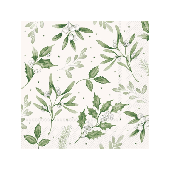 Ihr 11225 Branches Of Harmony Lunchservet Cream