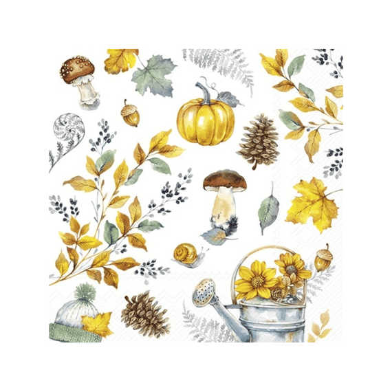 Ihr 11128 Autumn Elements Lunchservet Mix
