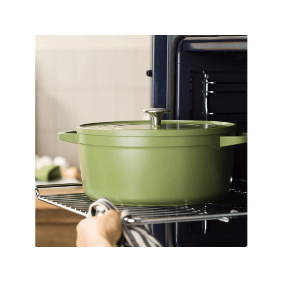 Dagelijkse Kost Stoofpot Aluminium 26cm Met Deksel Matcha