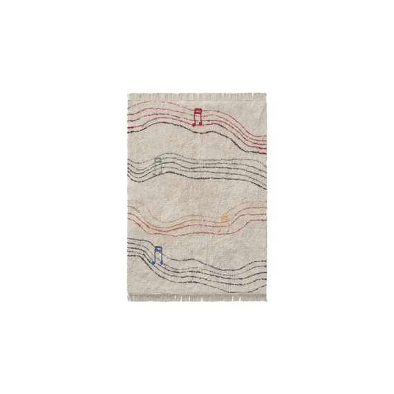 Lorena Canals Tapijt Muzieknoten 120x160