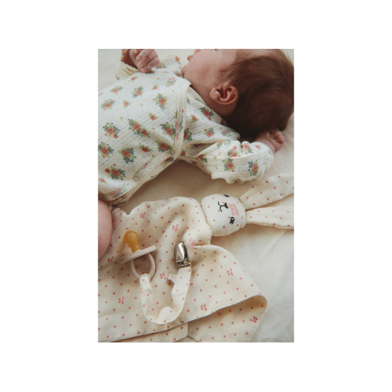 Konges Sjold Toys Knuffel Doudou Konijn Cherry Dot