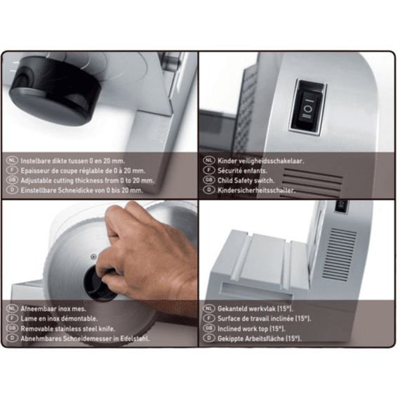 Fritel Sl 3655 Metalen Allessnijder 170mm 160w