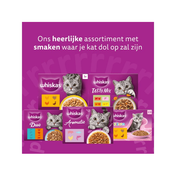 Whiskas Pouch 40x85g Classic 7+