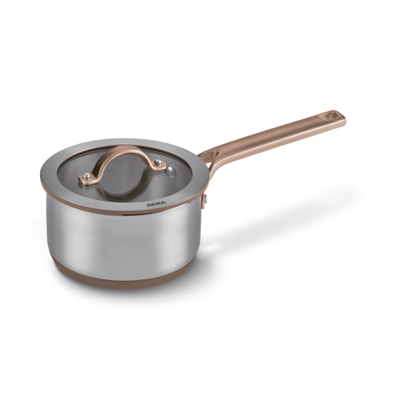 Beka Sensa R Sauspan Met Deksel 16 Cm Mocha - Bruin