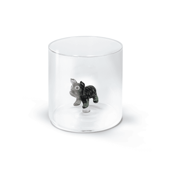 Wd Lifestyle Monterey Line Glas 25cl Met Glasdecoratie Franse Bulldog