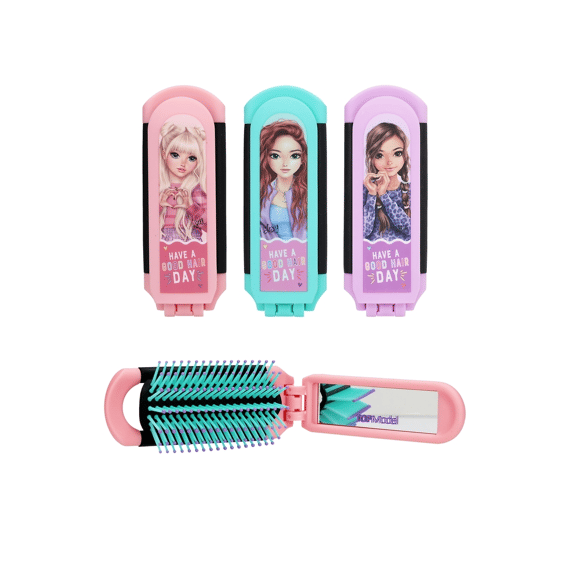 Topmodel Klaphaarborstel Met Spiegel Assortiment