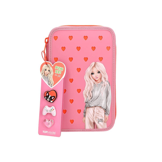 Topmodel 3-vaks Etui Gevuld Met Pins 2.0