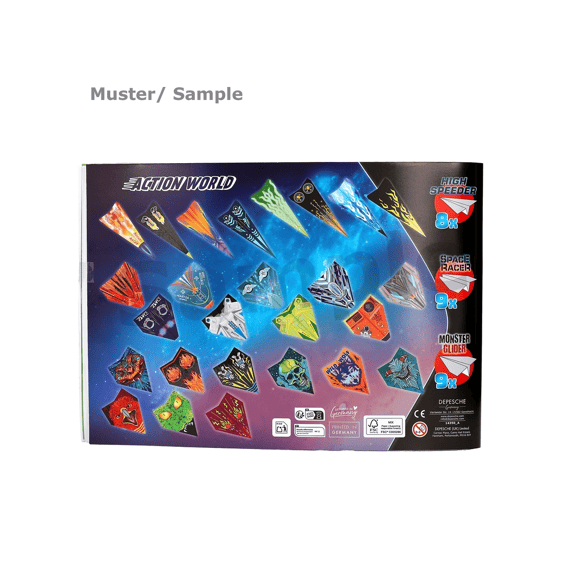 Action World Speed Glider Papieren Vliegtuigjes Boek